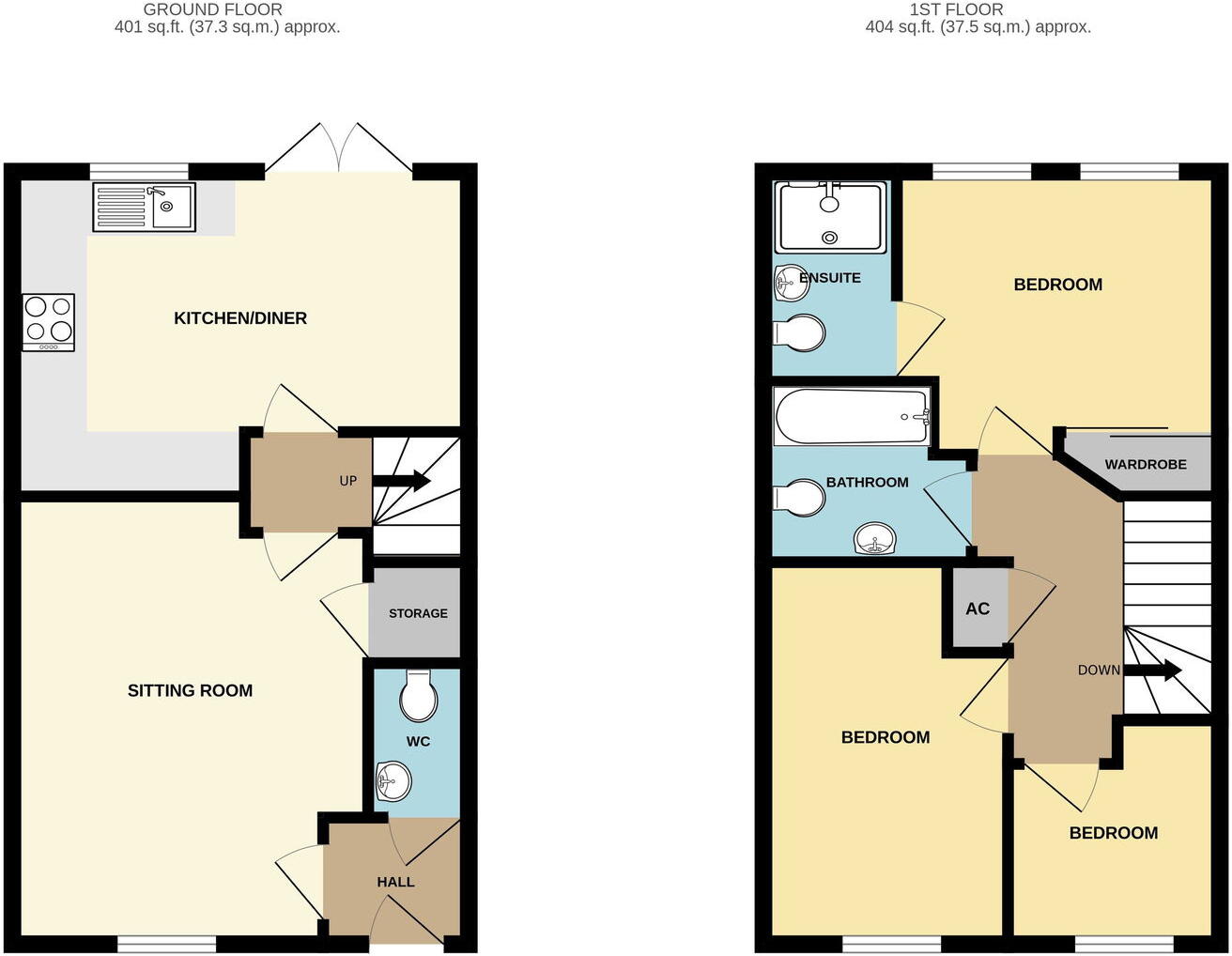 Haggard Place, Ledbury HR8 floorplan