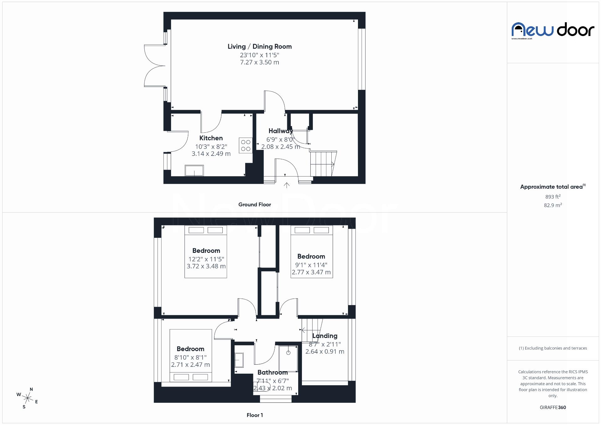 Laxford Road, Erskine, PA8 floorplan