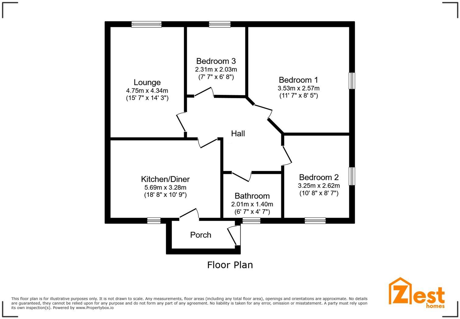 Armstrong Square, Herne Bay floorplan