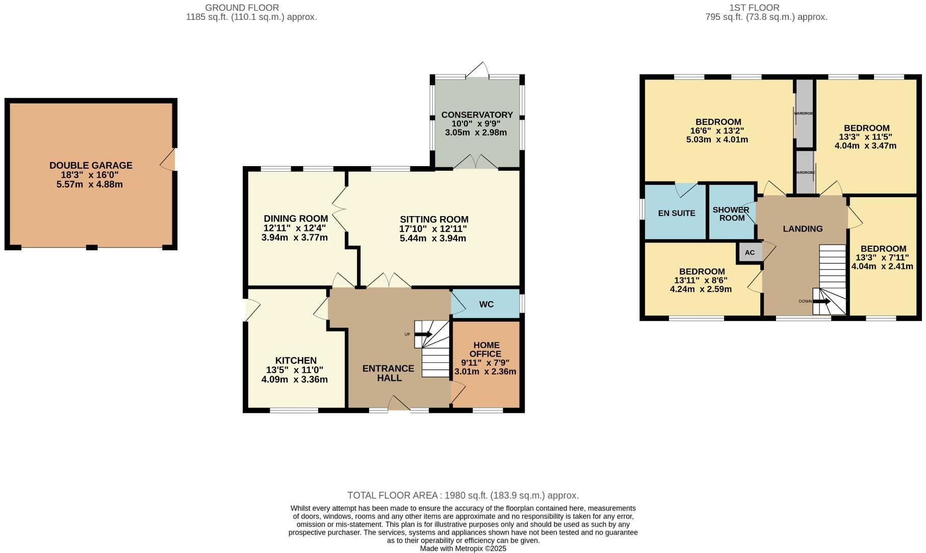 Websters Close, Glinton, PE6 floorplan