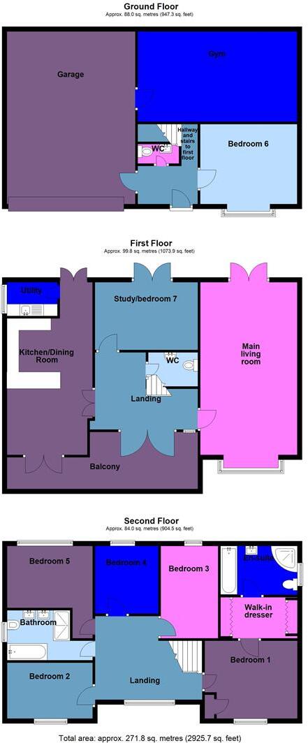 Cimla Court, Neath floorplan