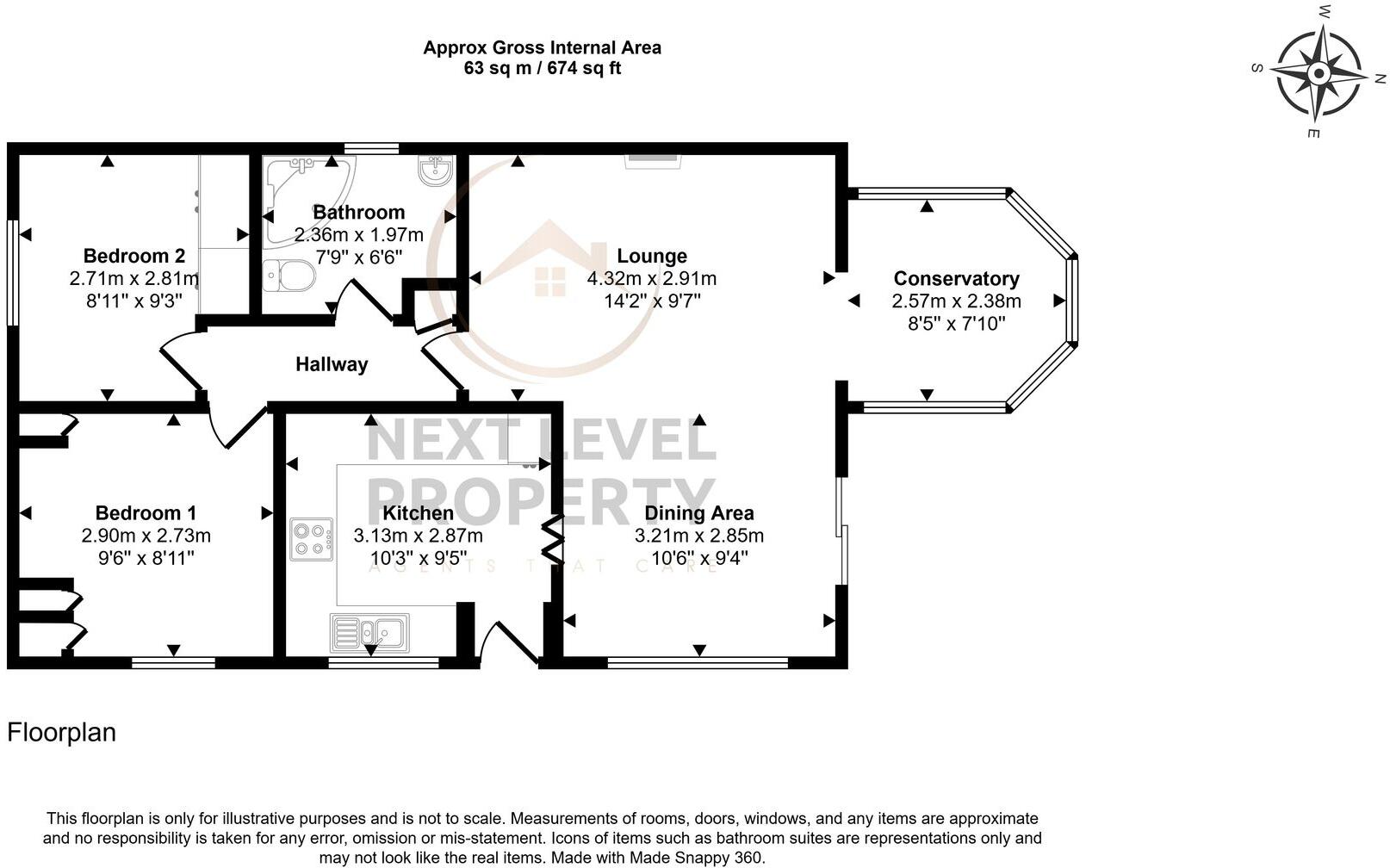 Osborne Road, Wisbech, PE13 floorplan