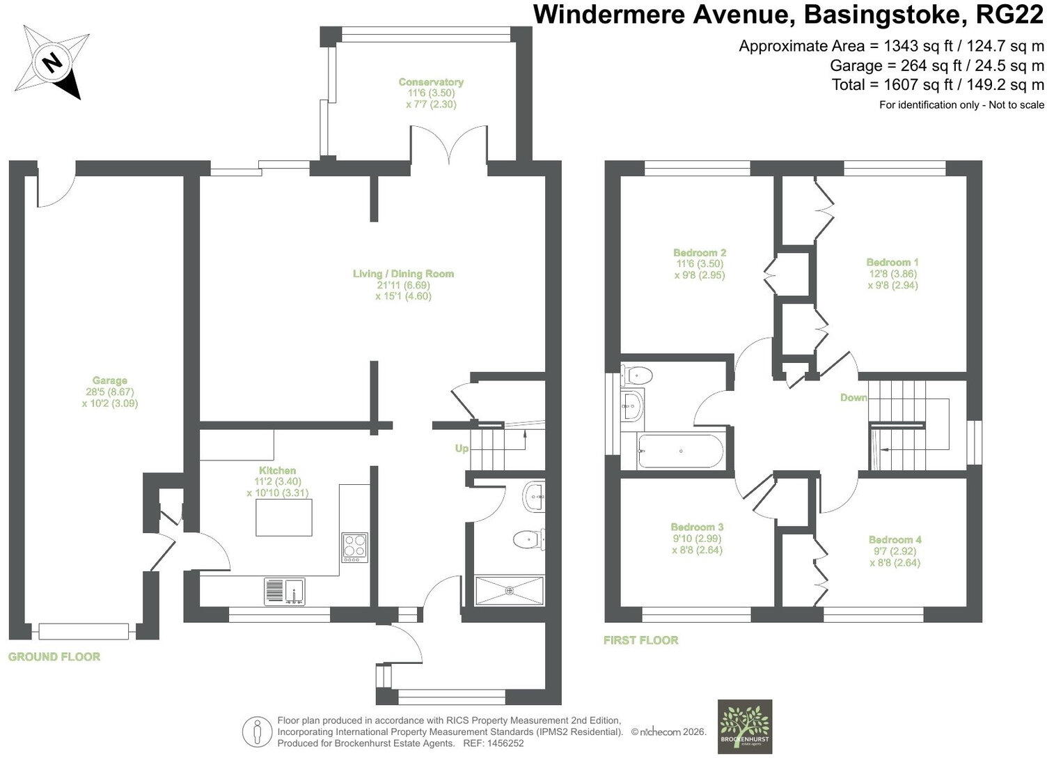 Windermere Avenue Basingstoke RG22 5JQ floorplan