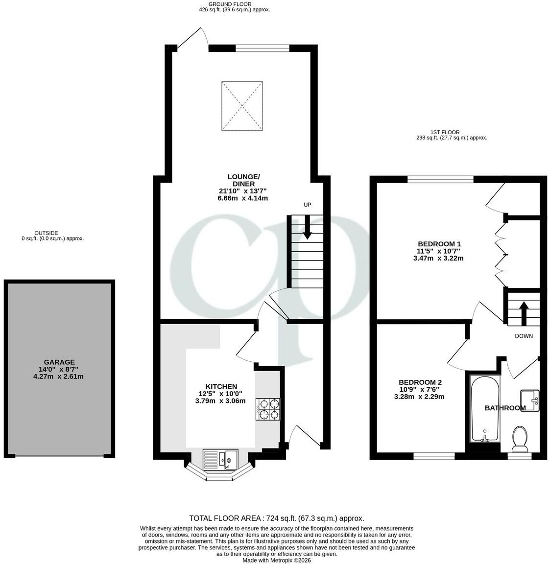 Neotsbury Road, Ampthill, Bedfordshire, MK45 floorplan