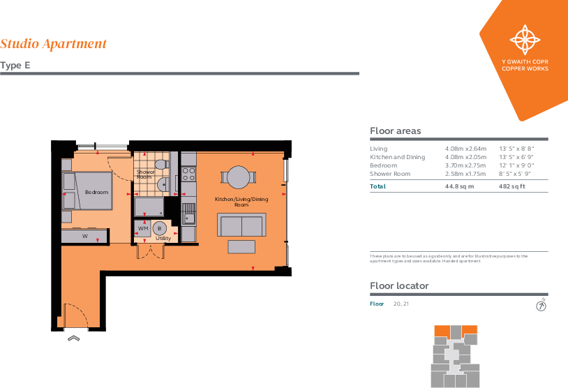 The Copper Works, Cardiff Cardiff CF10 floorplan