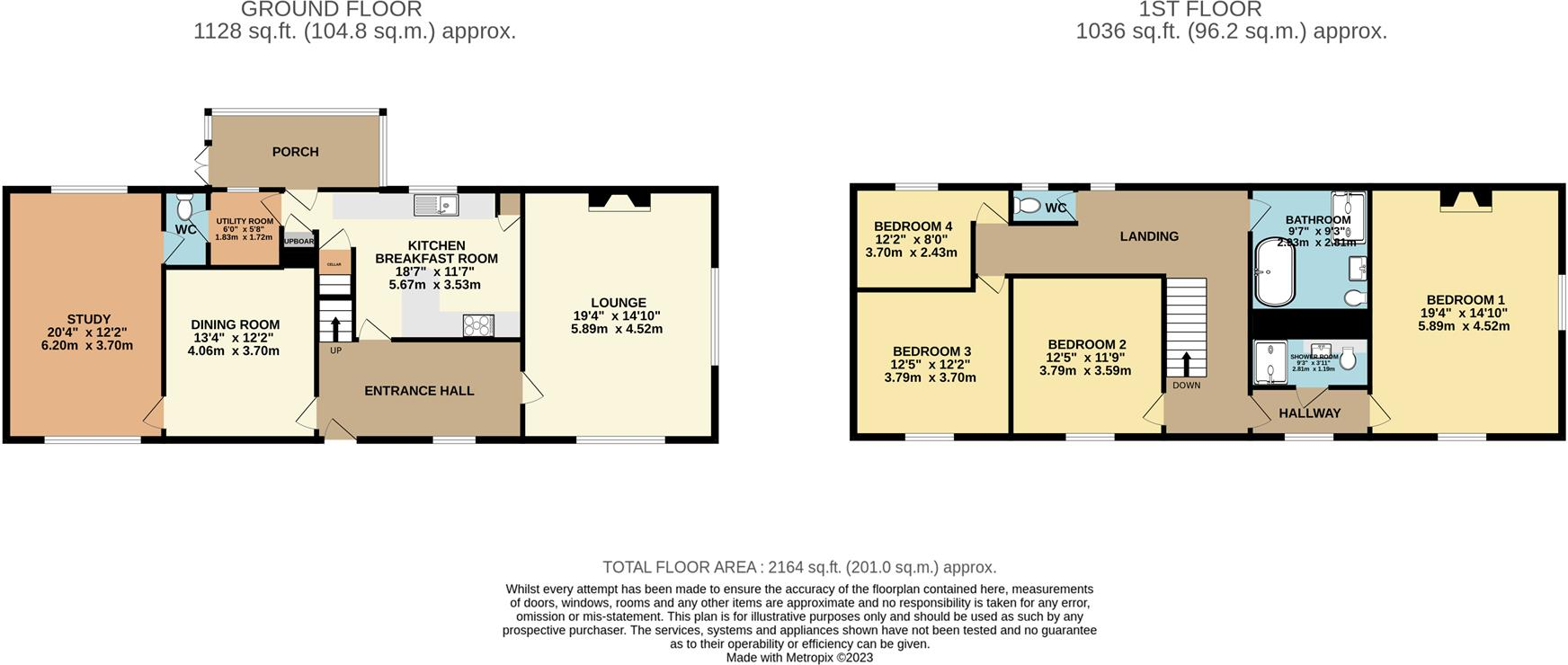 Sycamore Cottage, Moorgate Road, Rotherham floorplan