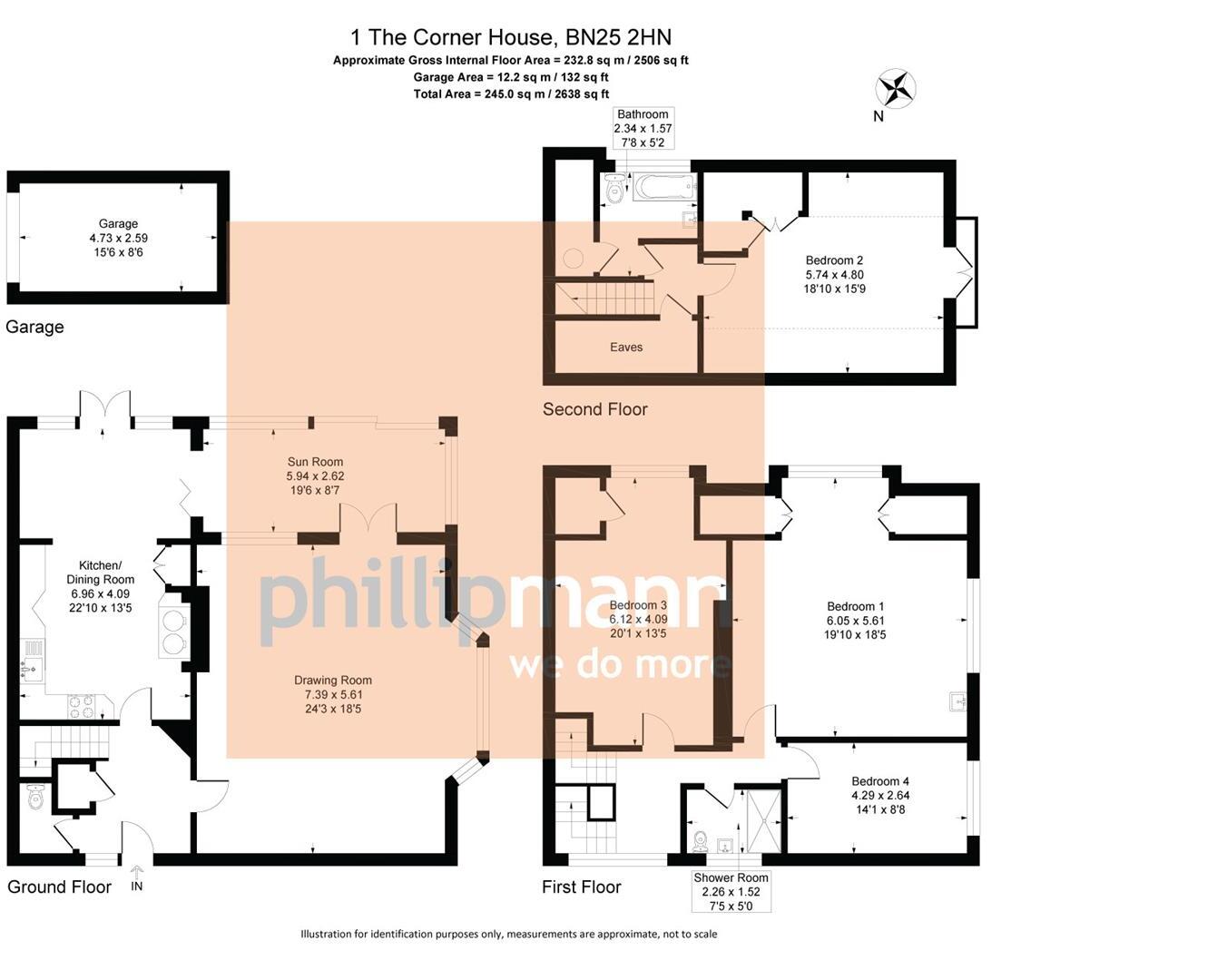 Firle Road, Seaford floorplan