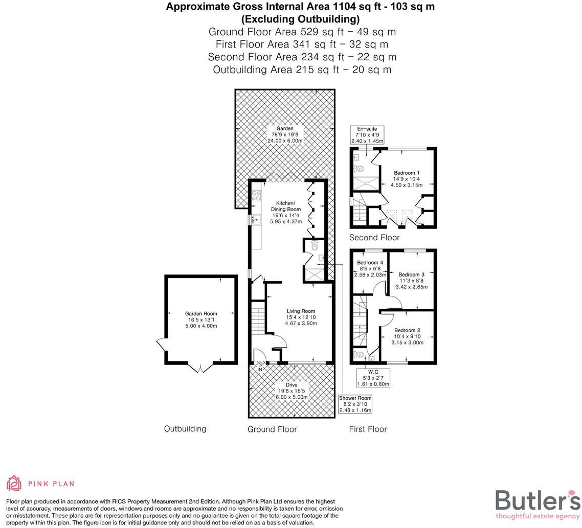 Benhill Road, Sutton floorplan