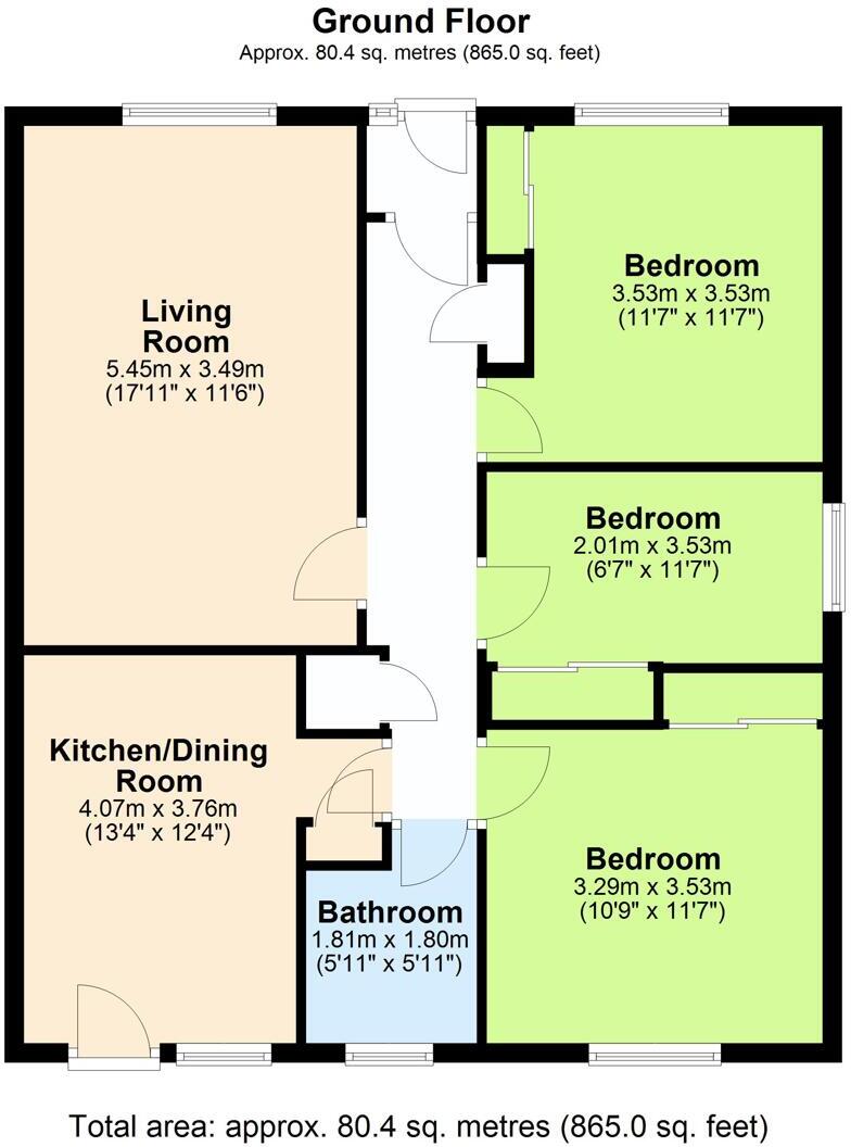 Mealdarroch, Tarbert floorplan