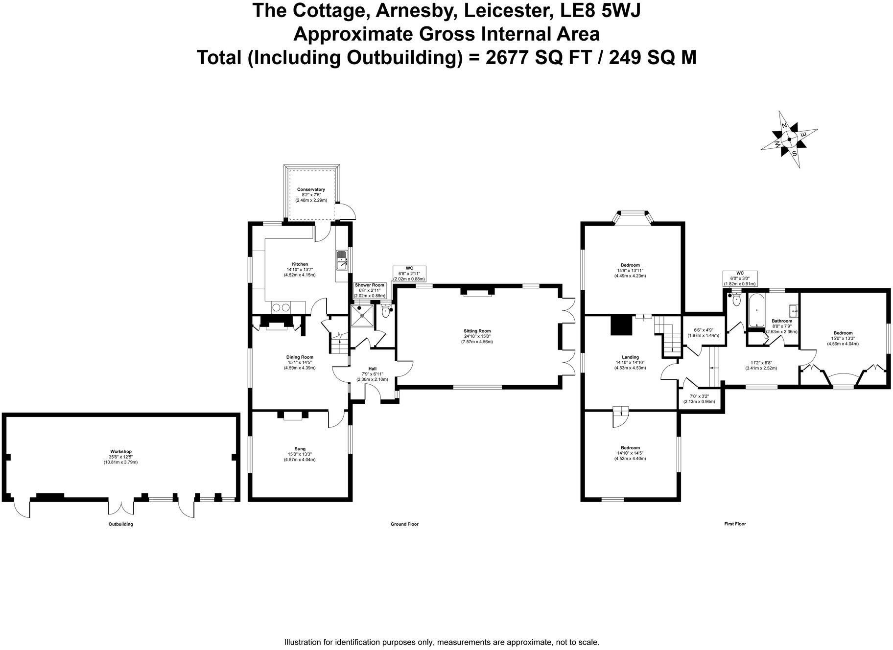 St. Peters Road, Arnesby, LE8 floorplan