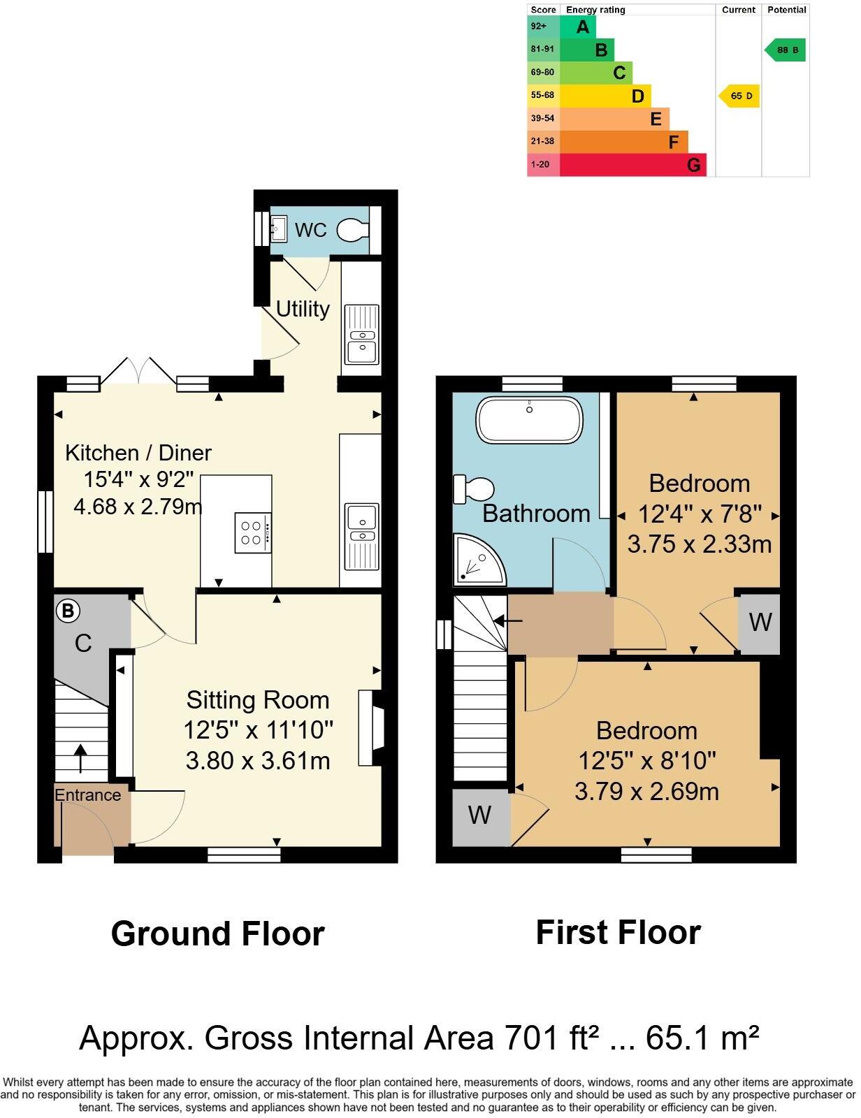 Cromwell Road, Tunbridge Wells floorplan