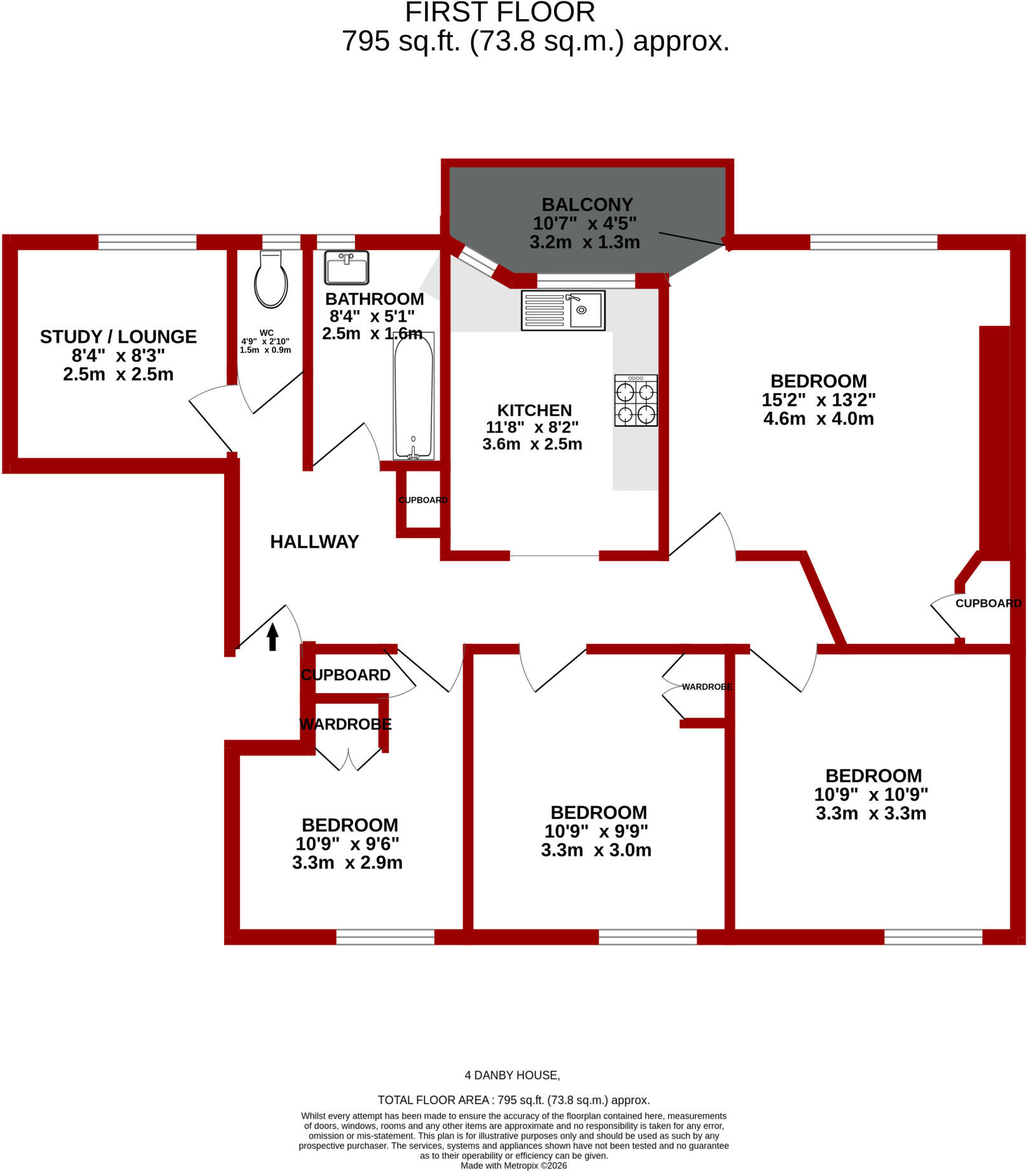 Frampton Park Road, Homerton, Hackney, London, E9 floorplan