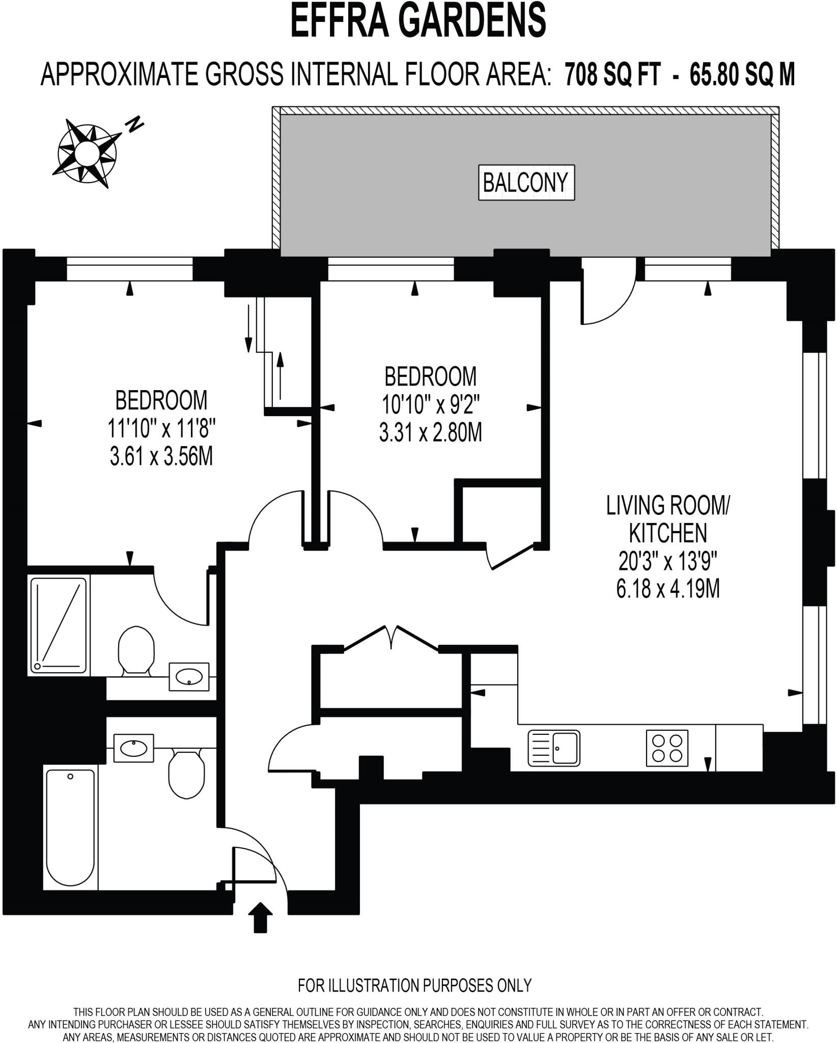 Effra Gardens, Heartwell Avenue, London, E16 floorplan