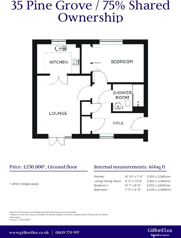 Pine Grove, Gifford Lea, Tattenhall, Cheshire CH3 floorplan