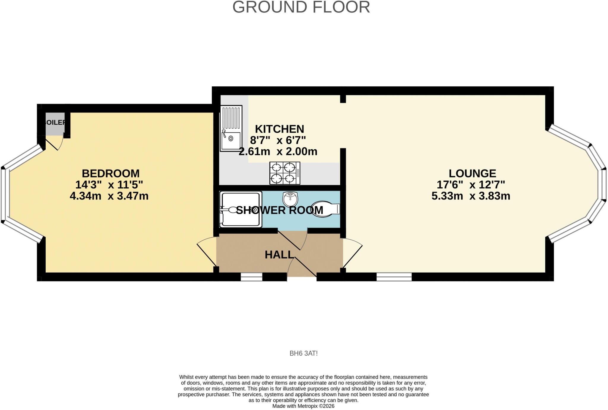 17 Foxholes Road, Southbourne floorplan