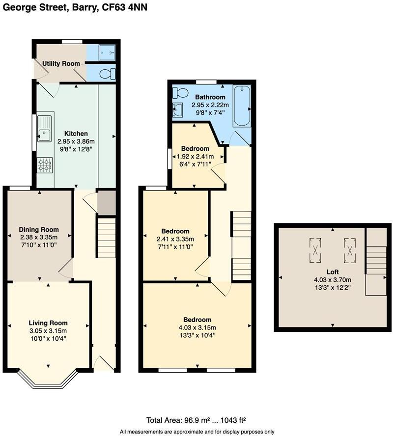 George Street, Barry floorplan
