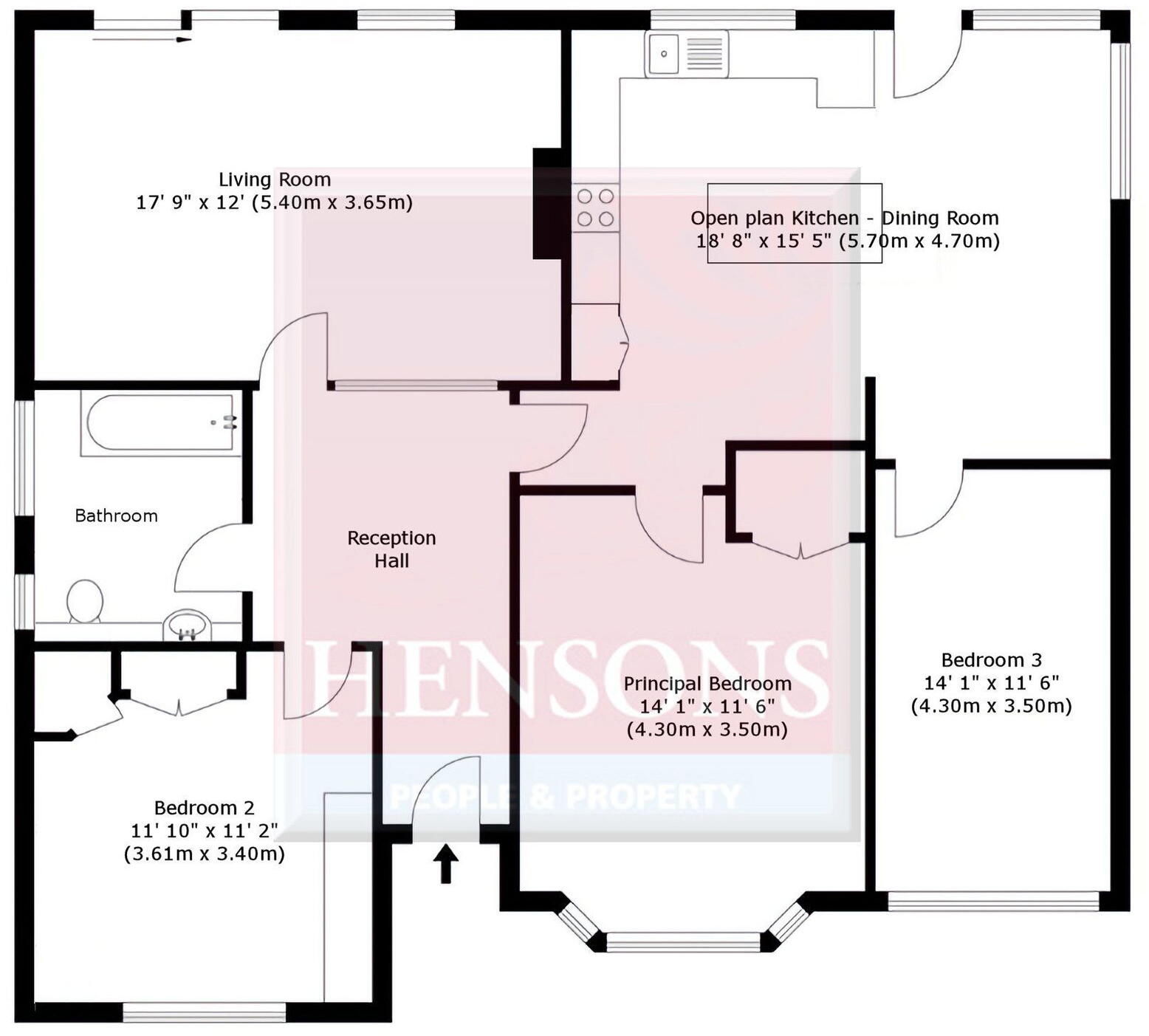 Oakleigh Close, Backwell - a superb setting with views floorplan