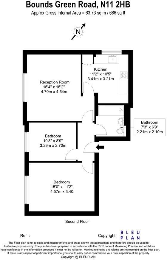 Bounds Green Road, Haringay floorplan