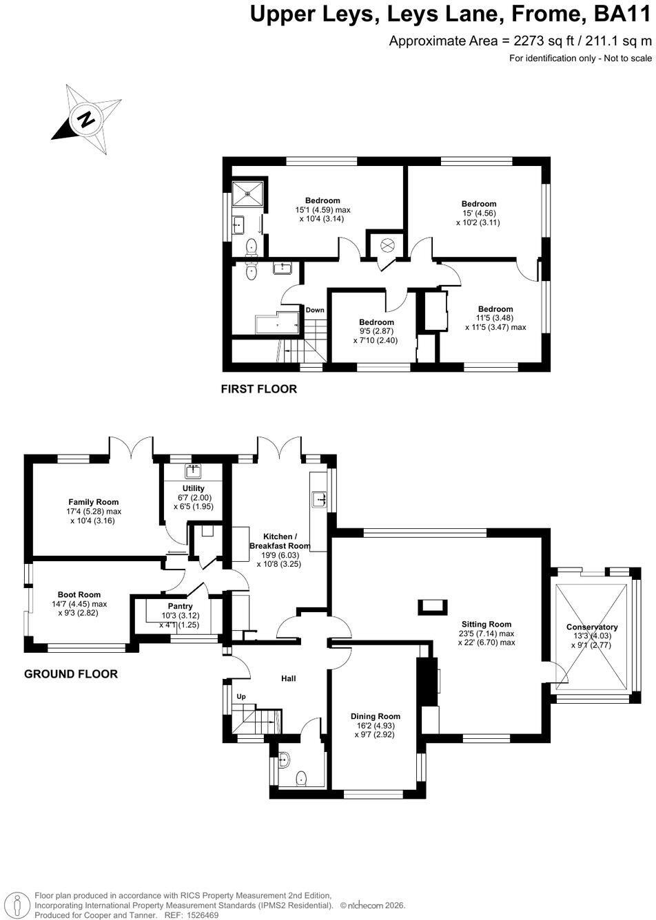 Leys Lane, Frome, Somerset, BA11 floorplan
