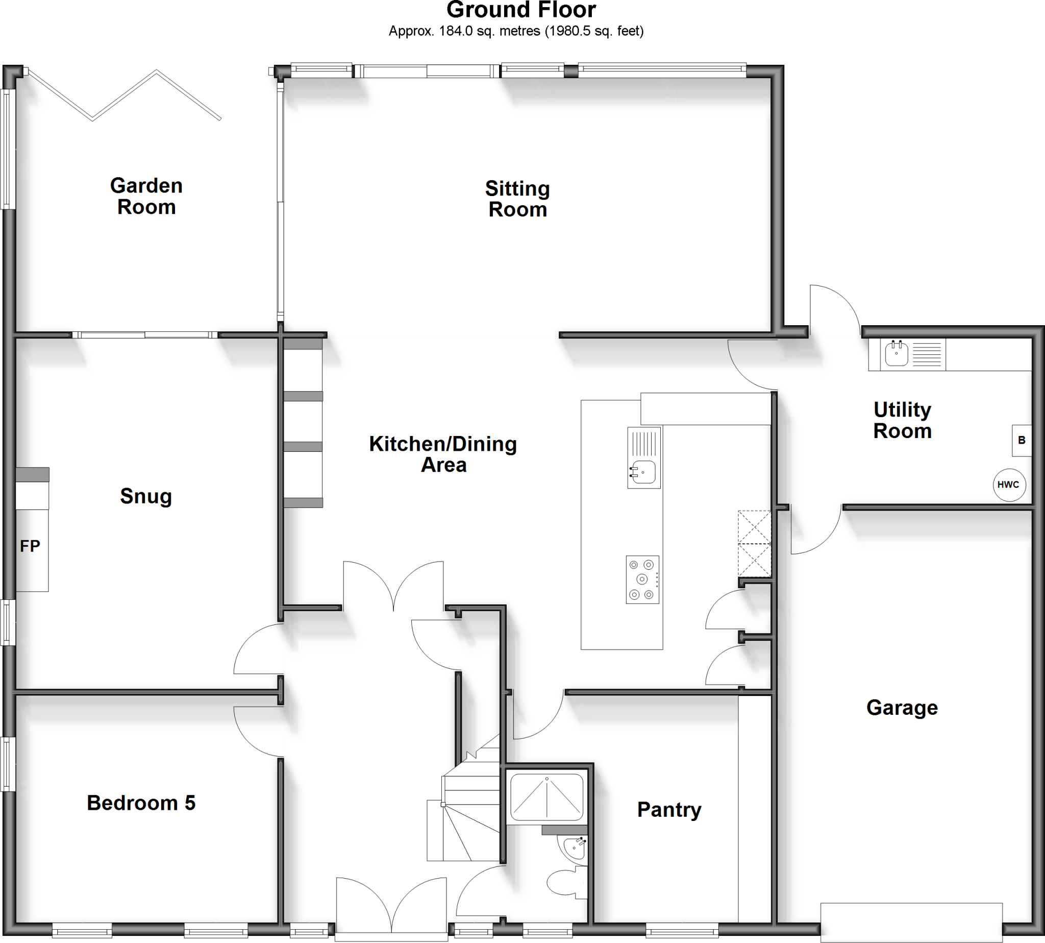 Havenstreet Main Road, Havenstreet, Ryde, Isle of Wight floorplan