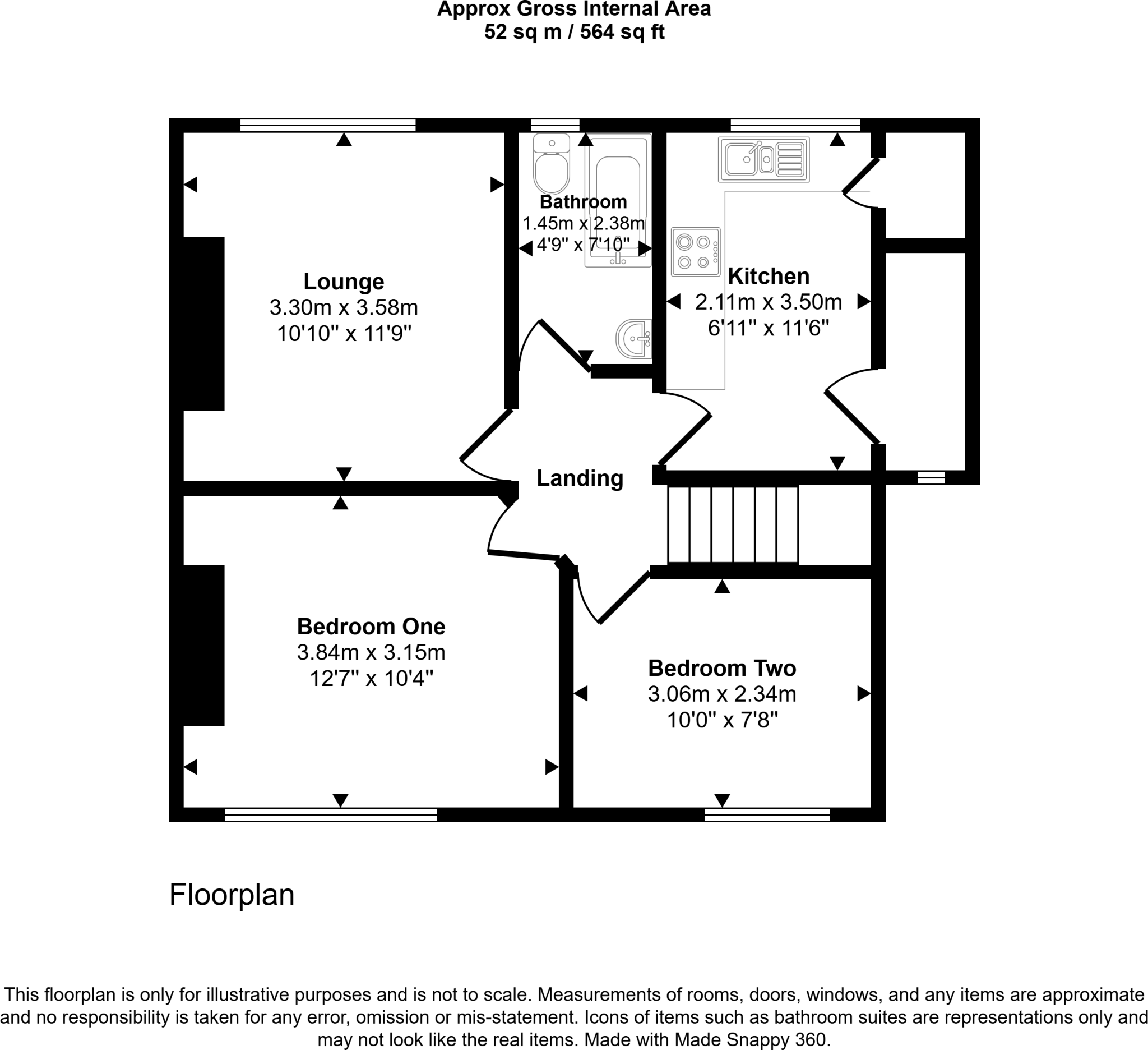 Grace Street, Walker, Newcastle upon Tyne, Tyne and Wear, NE6 2RP floorplan