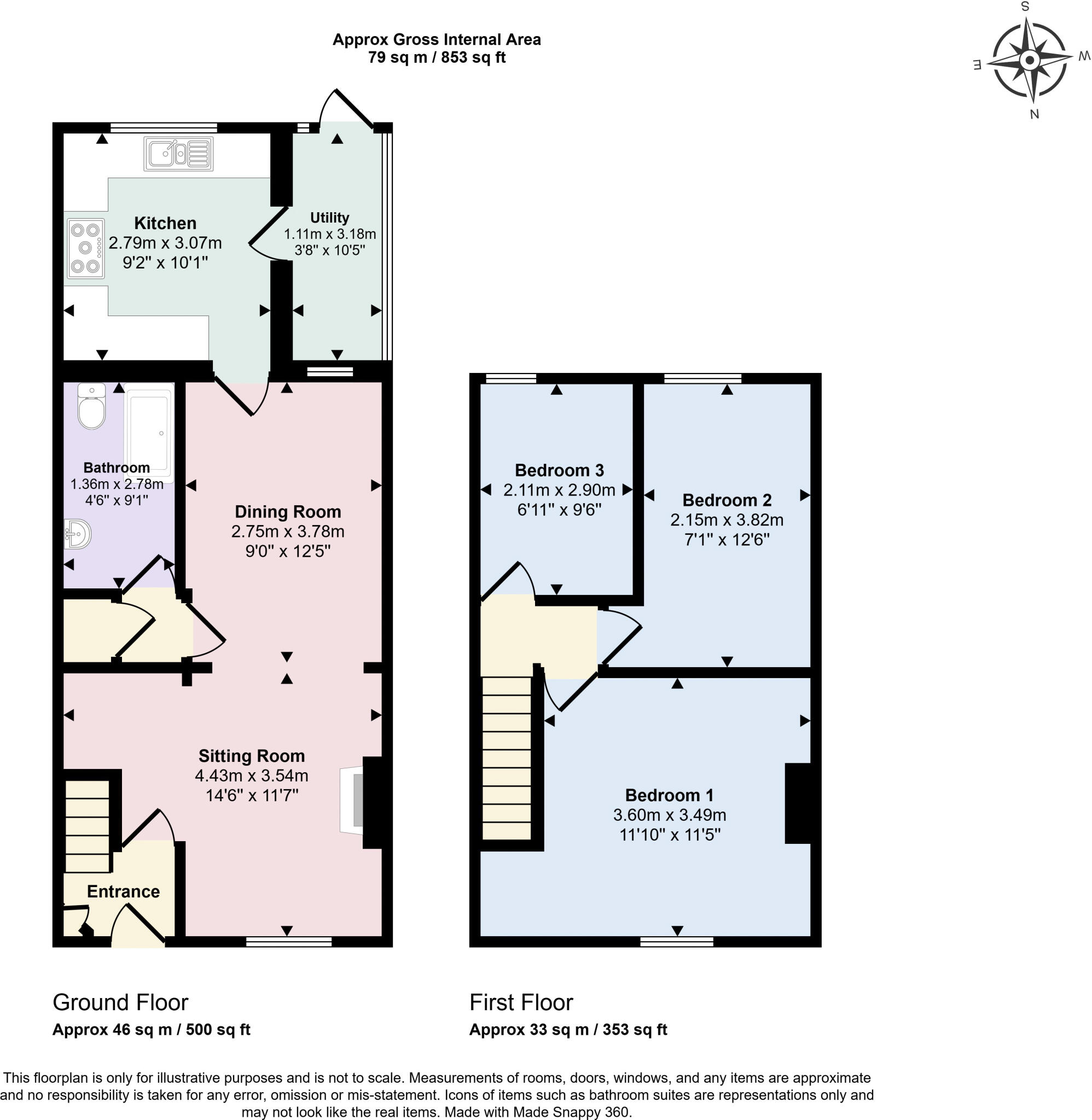 Landseer Road, Twerton, Bath, BA2 floorplan