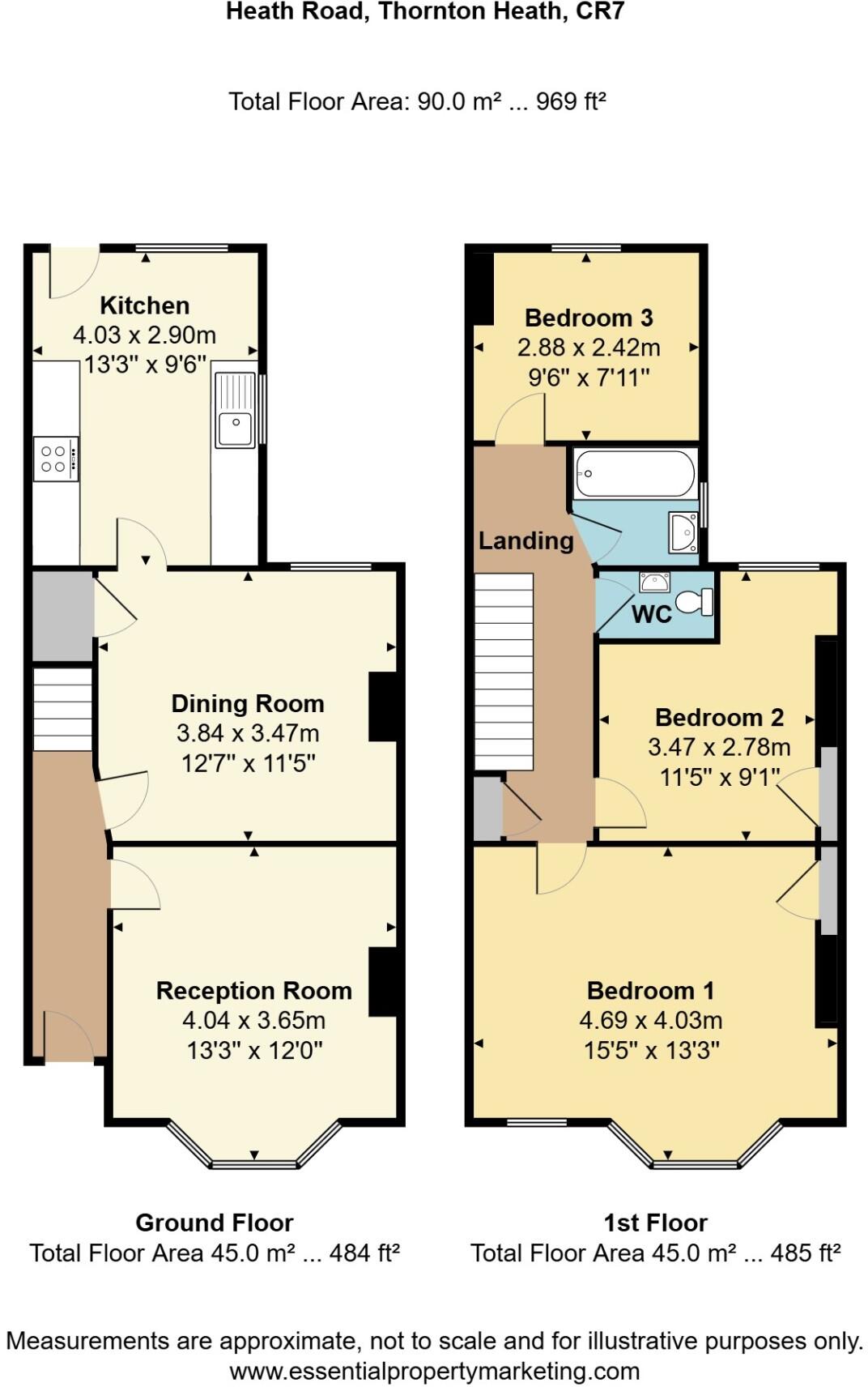 Heath Road, Thornton Heath, Surrey, CR7 floorplan
