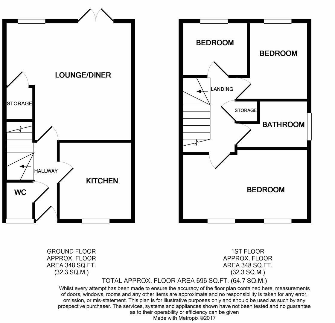 Wentin Close, Corby floorplan