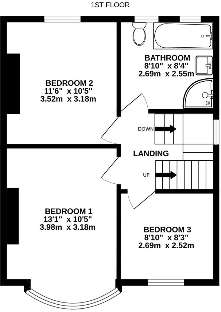 Derwent, Ballafesson Road, Port Erin floorplan