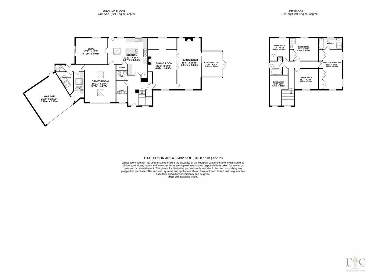 The Nook, Bitteswell, LE17 floorplan