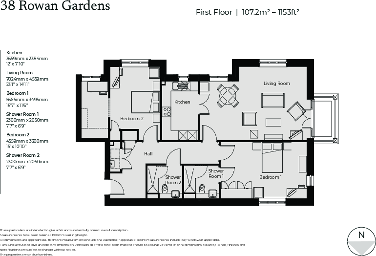 No. 38 Rowan Gardens, Richmond Villages Aston-on-trent, Richmond Drive, Aston-on-Trent, Derbyshire DE72 2EQ floorplan