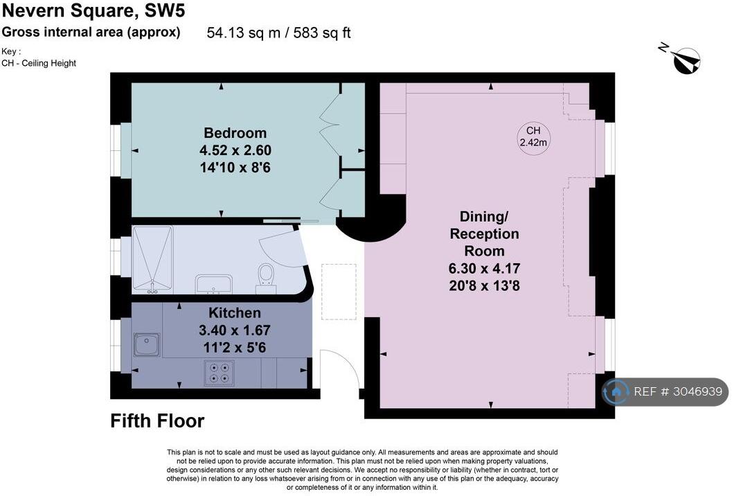Rupert House, London, SW5 floorplan
