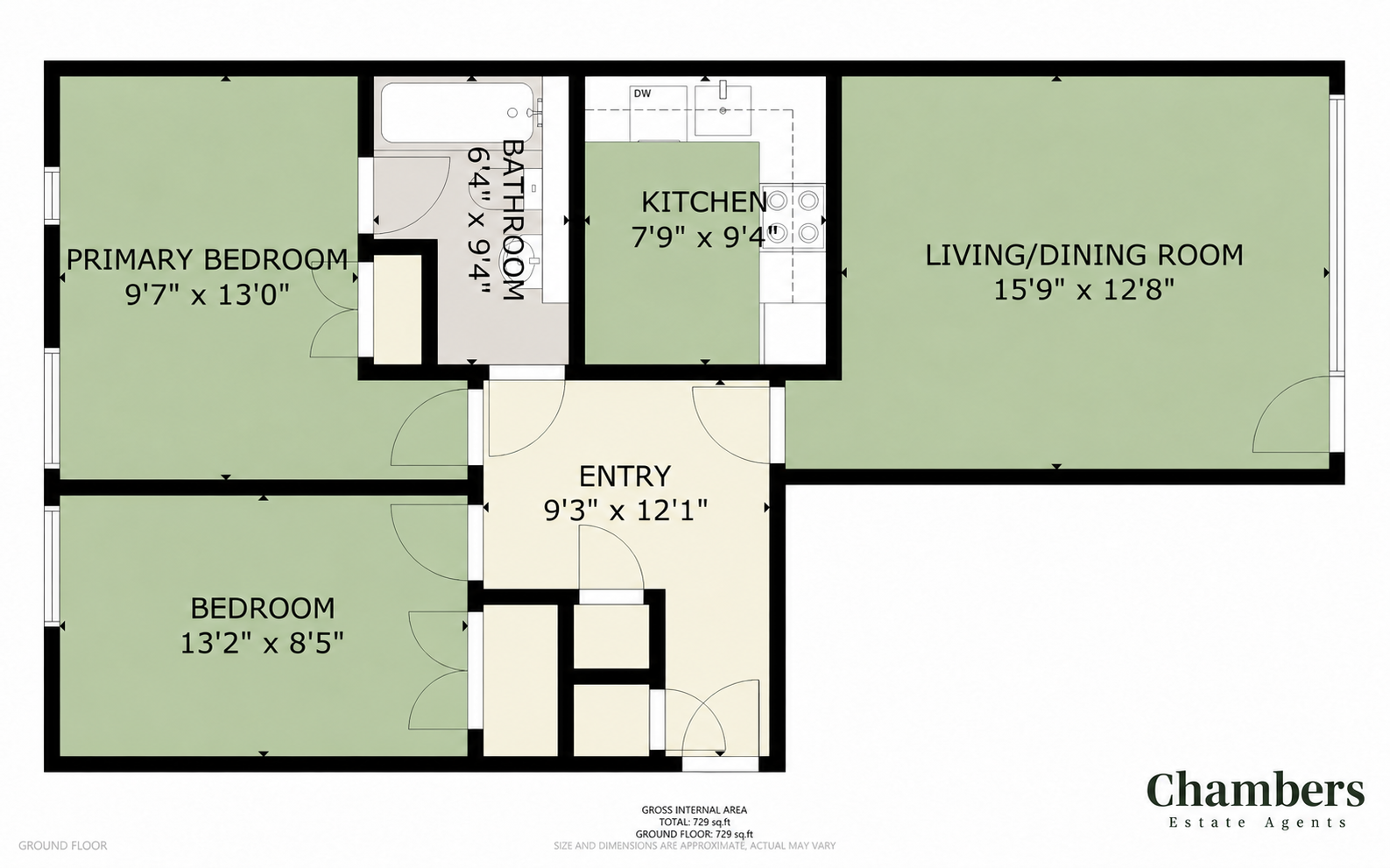 Samuels Crescent, Whitchurch, Cardiff, South Glamorgan, CF14 floorplan