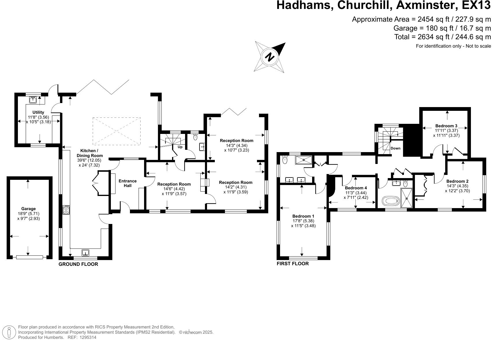Churchill, Axminster, Devon floorplan