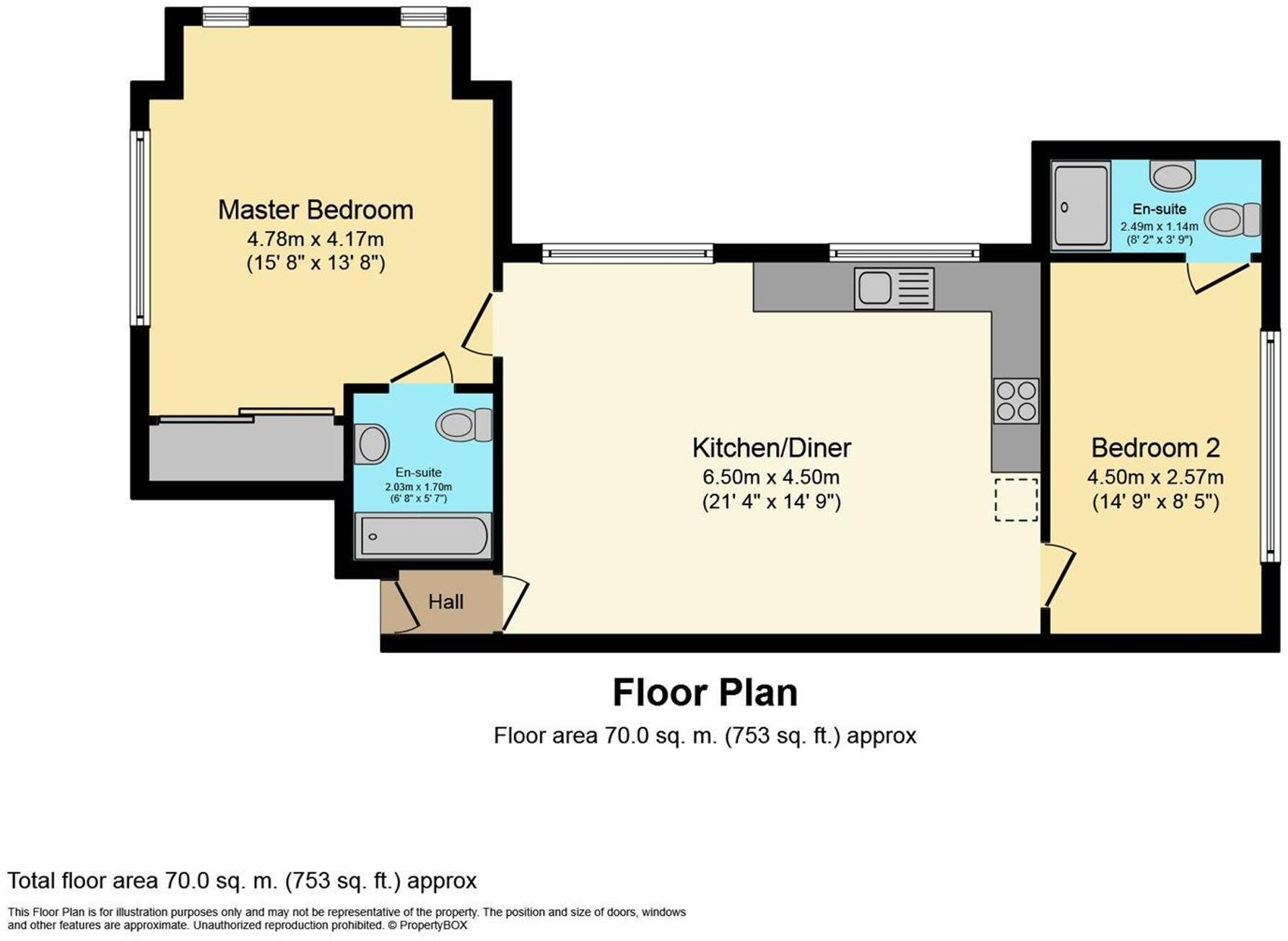 Terrace Road, Springhurst Terrace Road, CV9 floorplan