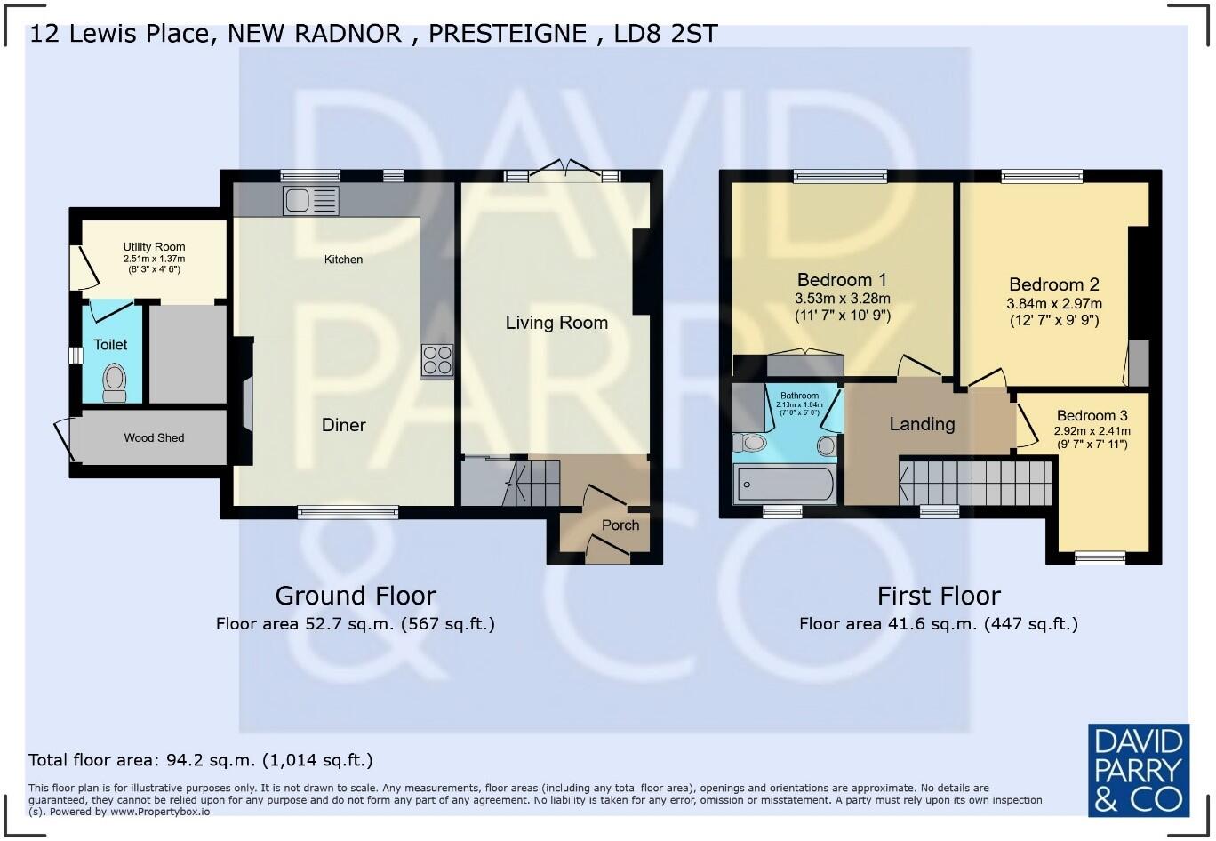 New Radnor PRESTEIGNE LD8 2ST floorplan