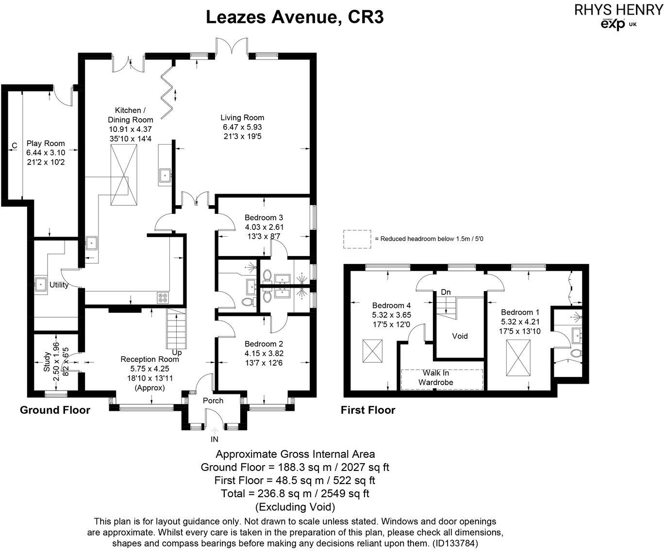 Leazes Avenue, Chaldon, Caterham, CR3 5AG floorplan