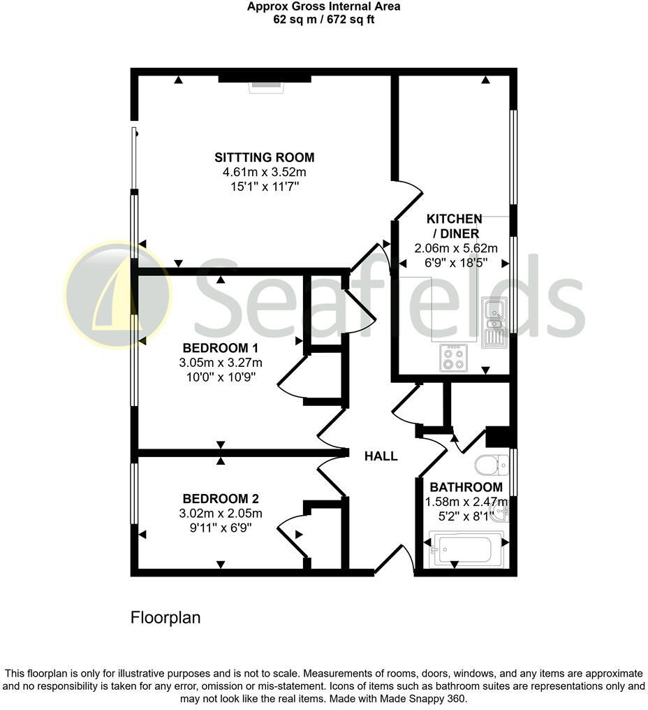 The Strand, Ryde, PO33 1JH floorplan