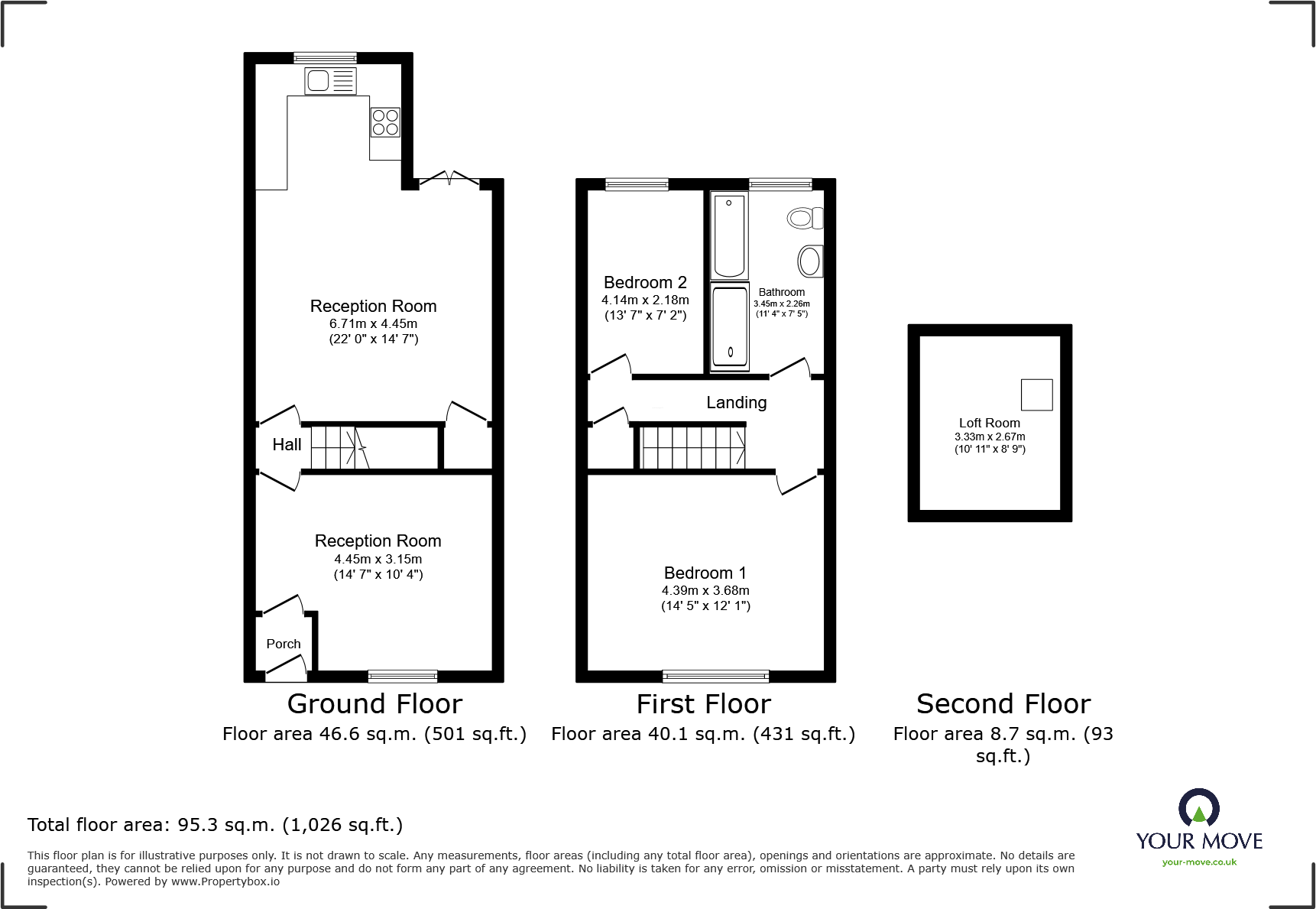 Cranfield View, Darwen, Lancashire, BB3 floorplan