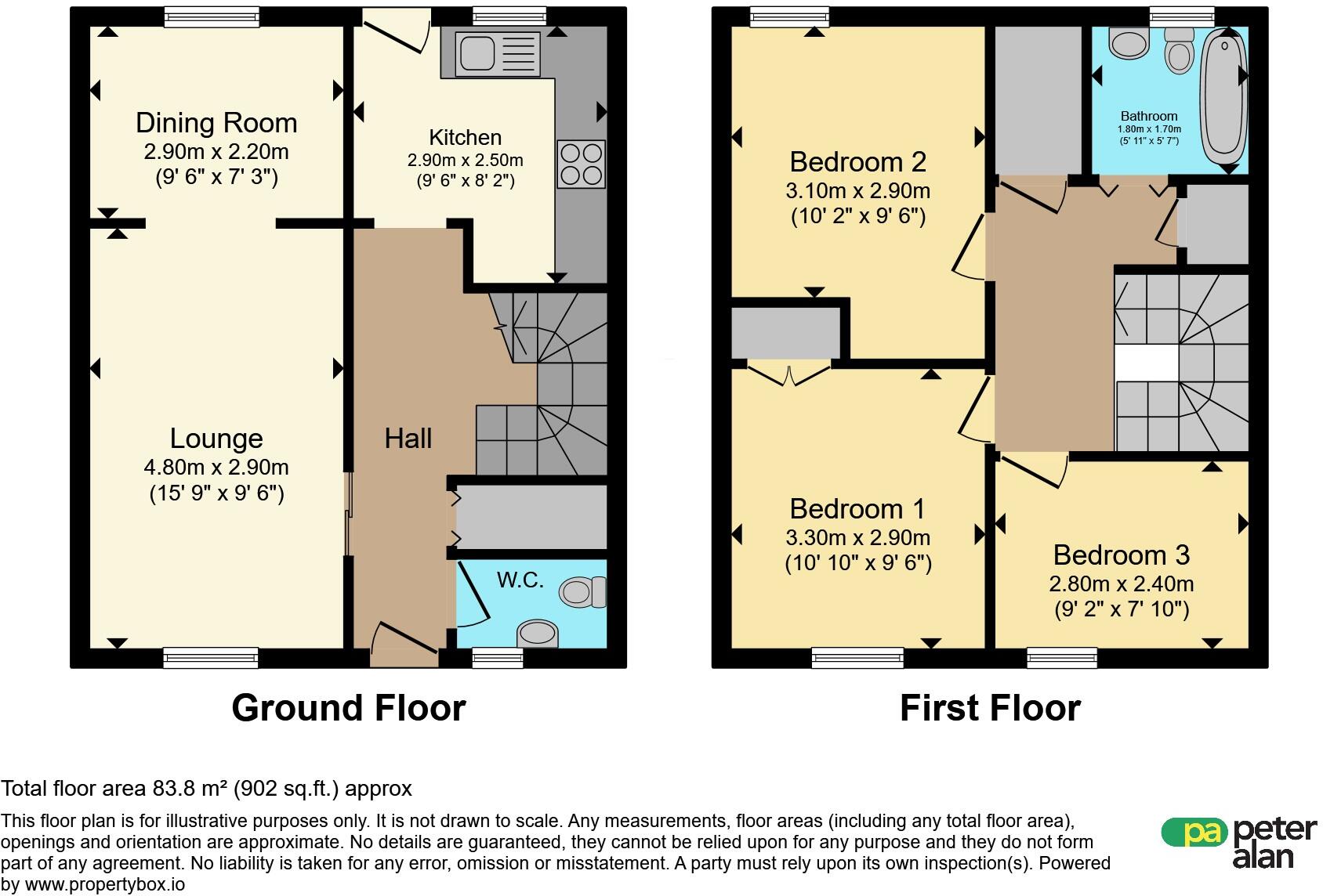 Jubilee Crescent, Sarn, Bridgend floorplan