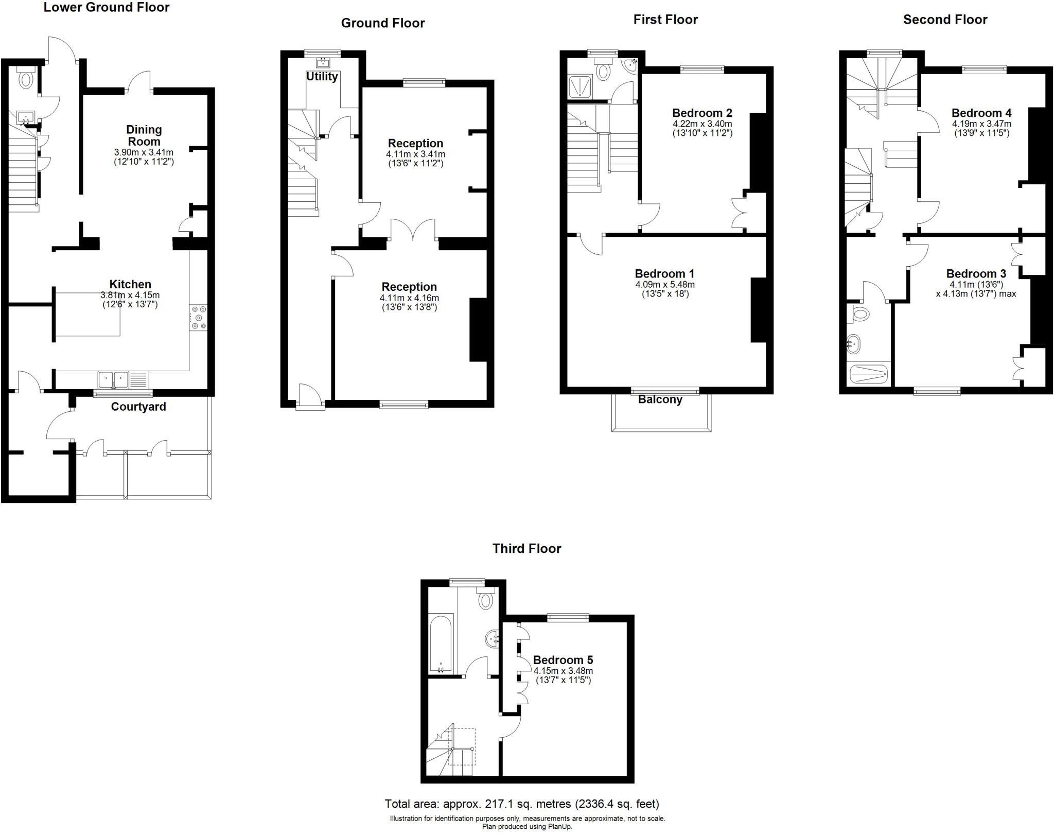 Exeter Buildings, Redland, BS6 floorplan