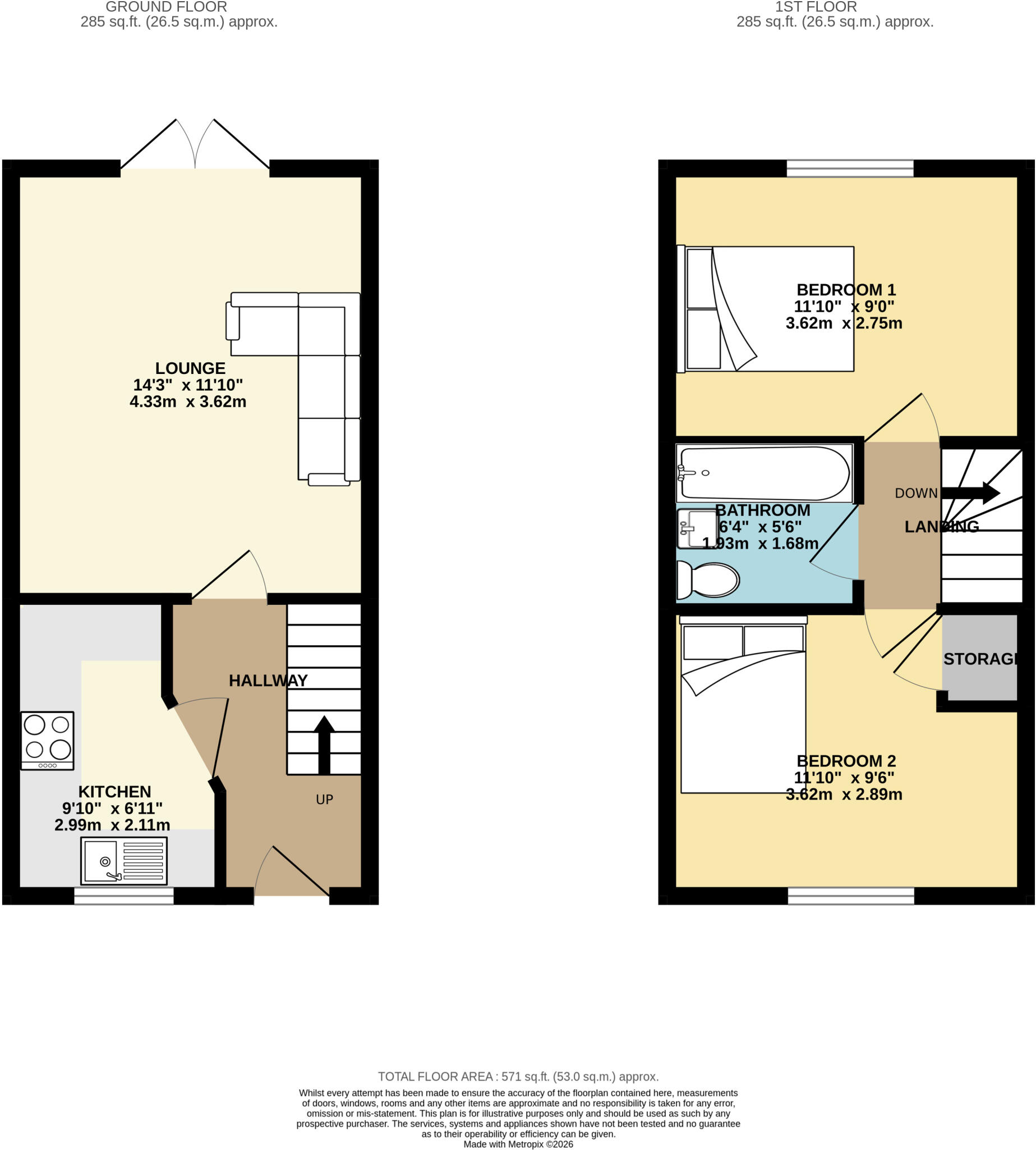 Fenners Close, Leicester, LE4 floorplan