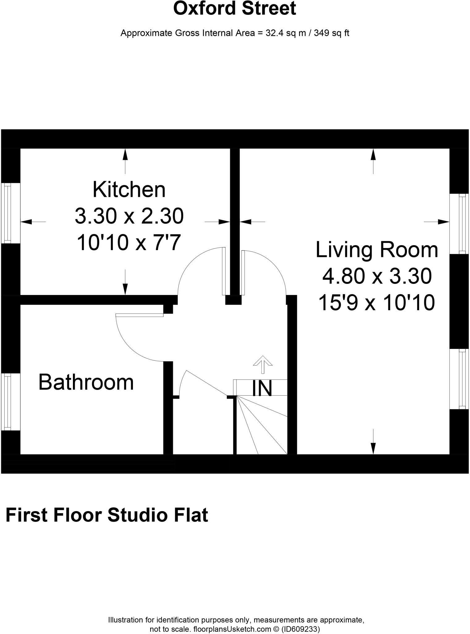 Oxford Street, Swindon, Wiltshire floorplan