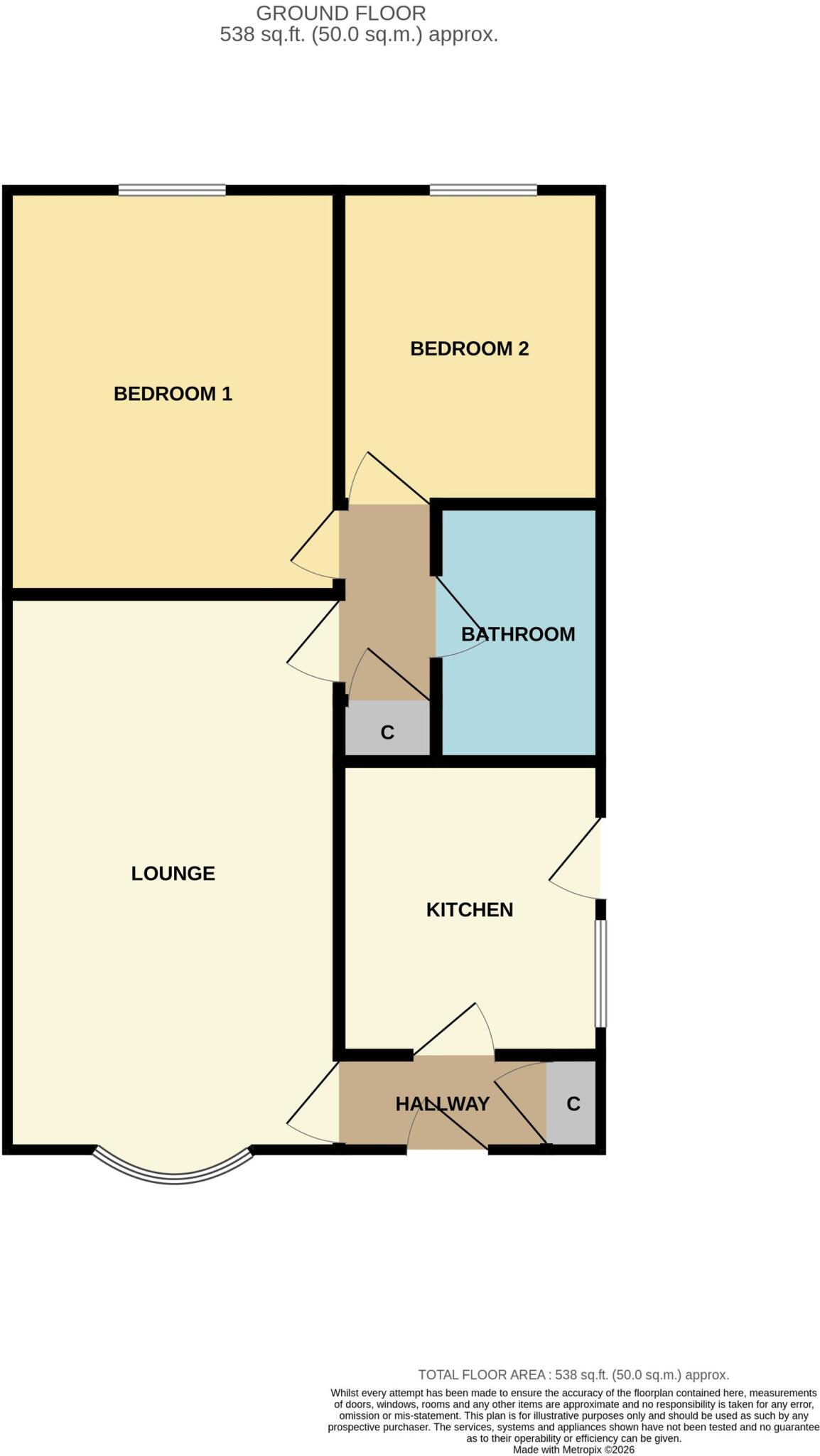 Conifer Close, Ormesby, TS7 floorplan