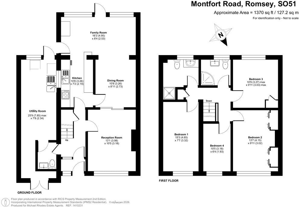 Montfort Road, Romsey, Hampshire floorplan