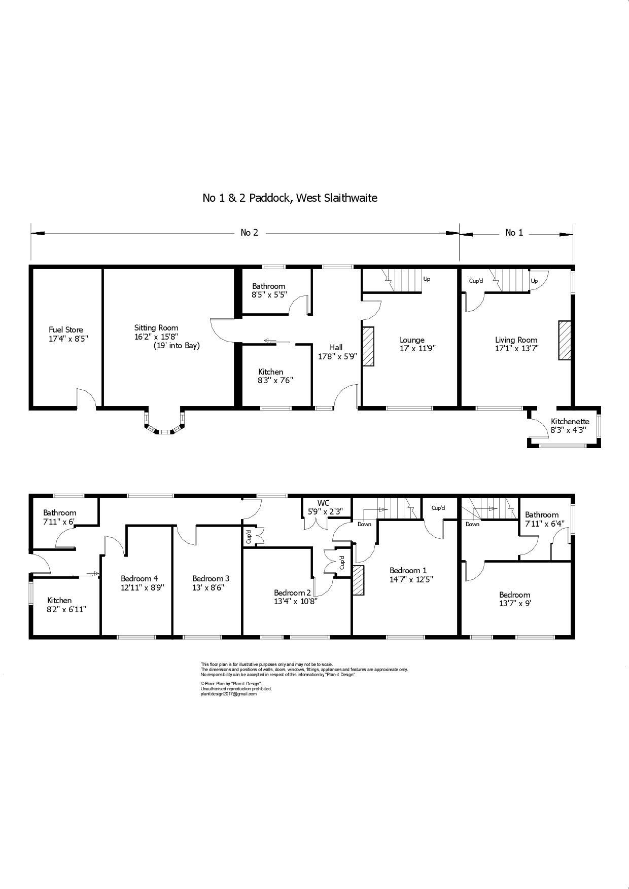 Paddock, West Slaithwaite, Huddersfield, HD7 floorplan