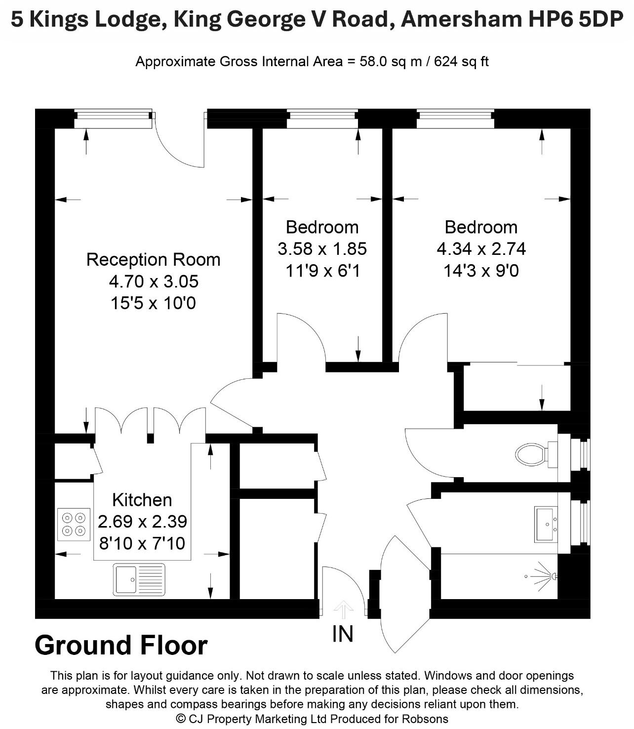 King George V Road, Amersham floorplan