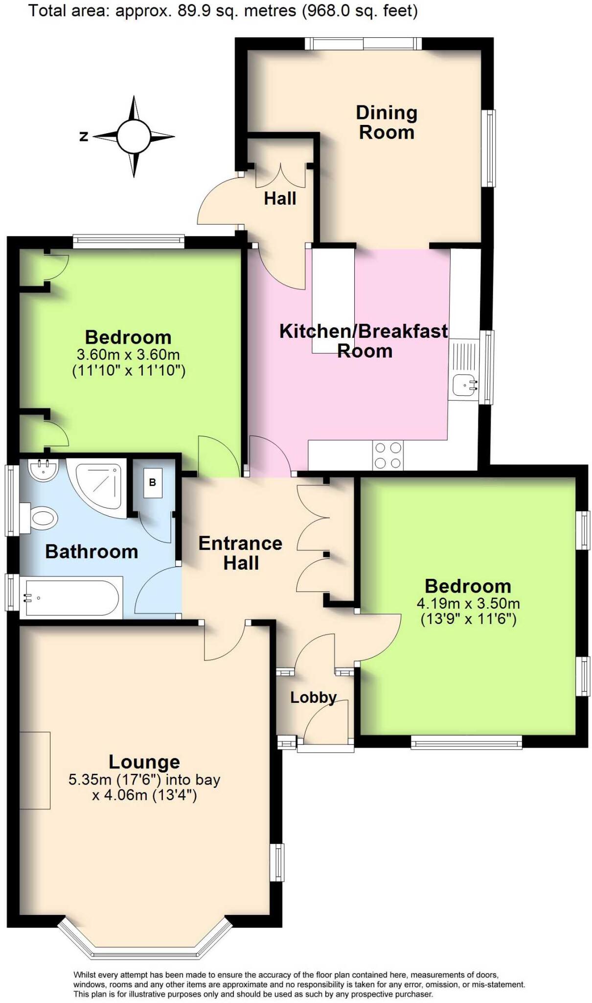 Ellis Avenue, High Salvington, Worthing, West Sussex, BN13 floorplan