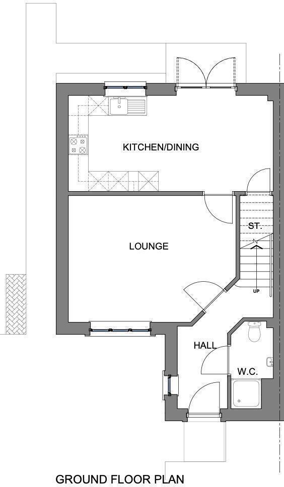 Croft Street,
Tarbolton,
KA5 5QS floorplan