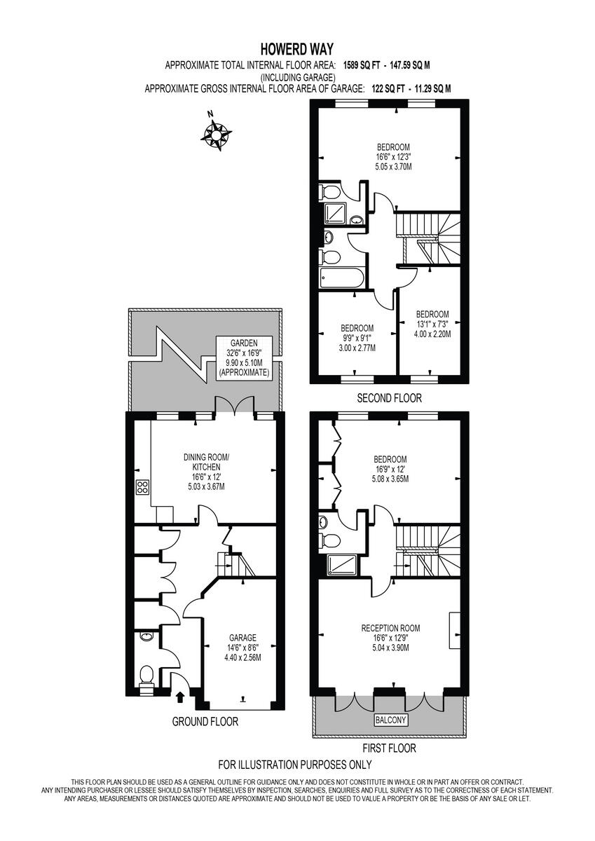 Howerd Way, London floorplan